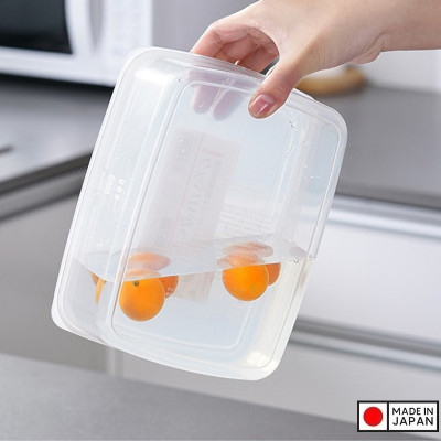 Combo hộp đựng thực phẩm 3.0L + Set 03 hộp chia thức ăn dặm cho bé 180ml - Hàng nội địa Nhật Bản #Made in Japan