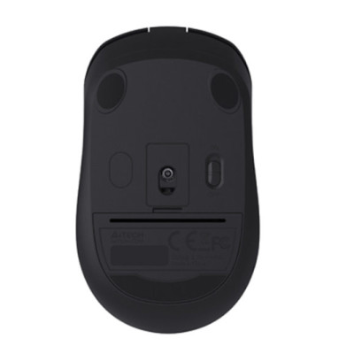 Chuột không dây đen A4Tech FG12S (Silent click) - Hàng chính hãng