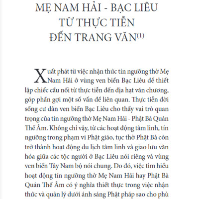 Phật Tính Dân Gian Nam Bộ - Đôi Điều Suy Ngẫm