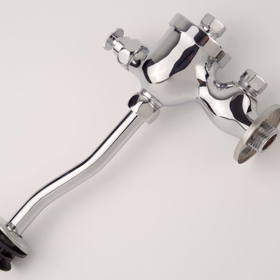 Vòi nhấn xả tiểu nam Đồng mạ Chrome Eurolife EL-XT130 (Trắng bạc)