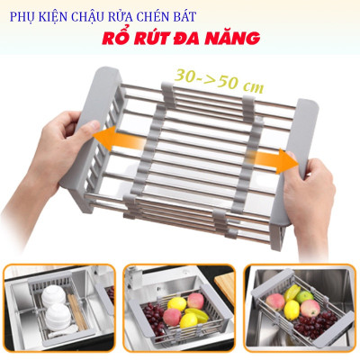 Bộ Chậu Rửa Bát Inox TÂN Á ĐẠI THÀNH RA12 Loại 2 Hộc Có Chân Kèm Vòi Nước Lạnh - Hàng chính hãng Tặng rổ rút, dây cấp, đầu nối ống xả