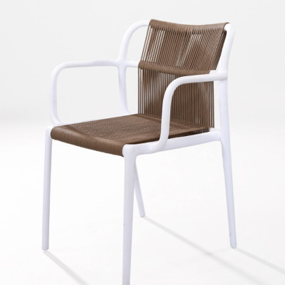 Ghế nhựa nhập khẩu dây đan Tundo cao cấp JNST 3039CT 60 x 52 x 81 cm