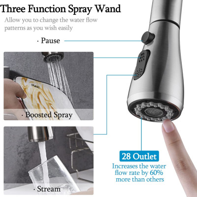 Vòi Rửa Chén Cảm Ứng MOEN 7594ESRS (HÀNG CHÍNH HÃNG)