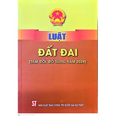 Luật Đất đai (bản in 2024)