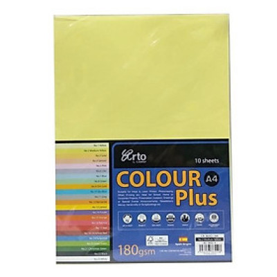 Giấy Bìa Màu 36552 - Màu Vàng