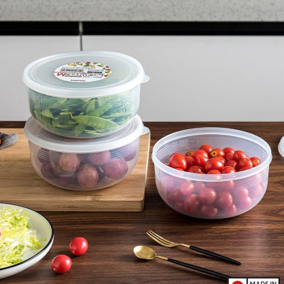 Bộ 03 Hộp thực phẩm Nakaya 1300ml hàng nội địa Nhật Bản K.156#