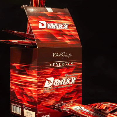 DMAXX thức uống bổ sung vitamin năng lượng không đường DAMODE 7 gói dùng thử màu đỏ
