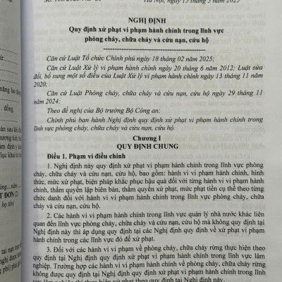 Sách Luật Phòng Cháy, Chữa Cháy Và Cứu Nạn, Cứu Hộ – Hệ Thống Văn Bản Quy Định, Hướng Dẫn Chi Tiết Thi Hành (V2586T)