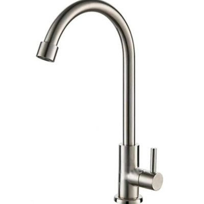 Vòi rửa bát cắm chậu lạnh inox SUS 304