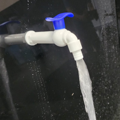 Bộ 3 vòi hồ tay xanh nhựa PP, thân dài, ren 21-27mm Eurolife EL-VHX2127-D (Trắng xanh) (3 cái)