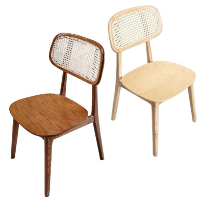 Ghế cafe gỗ ash PLC 3A-W Nội thất Capta Ghế ăn nhà hàng gỗ tần bì không nệm lưng mắt cáo đan đẹp mắt tại tp hcm