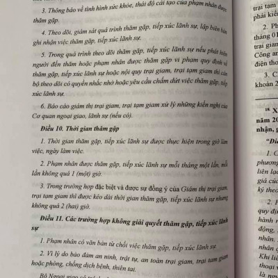 Chỉ Dẫn Luật Thi Hành Án Hình Sự