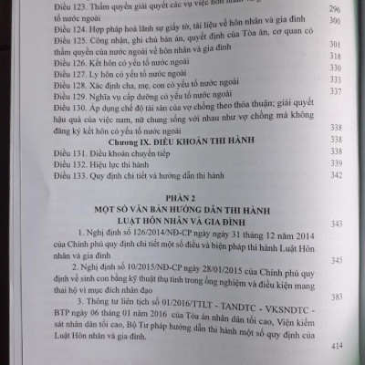 Chỉ Dẫn Áp Dụng Luật Hôn Nhân Gia Đình Năm 2014