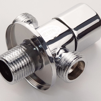 Van T chia giảm áp và khóa 2 đường nước Eurolife EL-X20 (Trắng bạc)