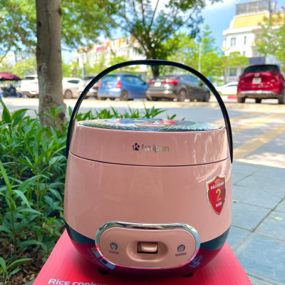 Nồi Cơm Điện Nắp Gài Ủ Ấm 3D Cao Cấp Kalpen R2, Dung Tích 1.2L, Chống Dính Whitford, Quai Xách Tiện Lợi, Thương Hiệu Đức - Hàng chính hãng