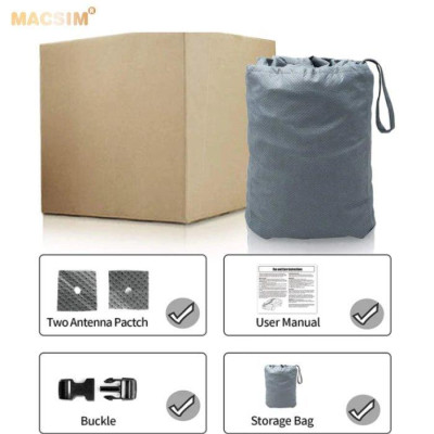 Bạt phủ ô tô chất liệu vải không dệt cao cấp thương hiệu MACSIM dành cho Volkswagen Teramont X  5 chỗ màu ghi 
