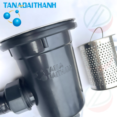 Bộ Chậu Rửa Bát Inox TÂN Á ĐẠI THÀNH RA12 Loại 2 Hộc Có Chân Kèm Vòi Nước Lạnh - Hàng chính hãng Tặng rổ rút, dây cấp, đầu nối ống xả