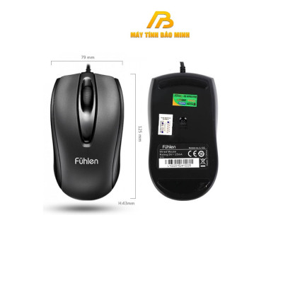 Chuột có dây Fuhlen L102 mẫu mới - Hàng chính hãng
