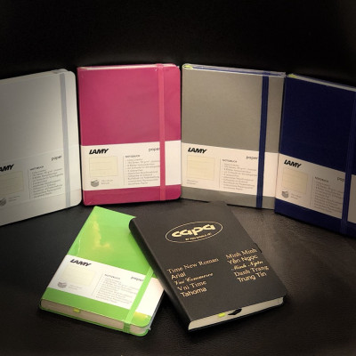 Lamy Notebook A5 Softcover White + Lamy Safari Blue - GSNSa0026