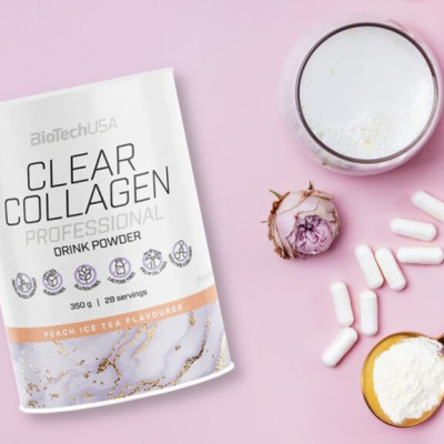 Bột Collagen Thủy Phân Clear Collagen Professional BiotechUSA – Hộp 350g