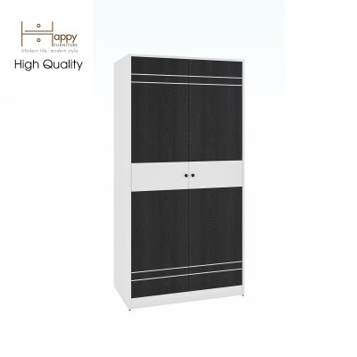 [Happy Home Furniture] TAKO, Tủ quần áo 2 cửa mở , 90cm x 54cm x 180cm ( DxRxC), TCM_140