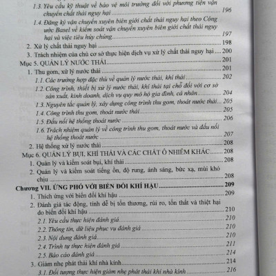 Sách Quy Định Chi Tiết Thi Hành Luật Bảo Vệ Môi Trường – Quản Lý Chất Thải và Kiểm Soát Các Chất Ô Nhiễm - V2560T