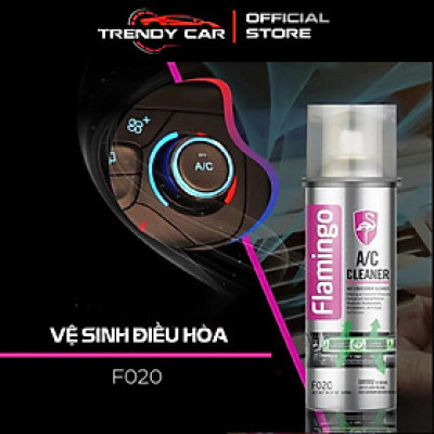  Bình xịt vệ sinh điều hòa ô tô Flamingo, Dung dịch tẩy điều hòa ô tô cao cấp hàng Mỹ chất lượng cao nhập khẩu 