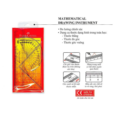 Bộ Dụng Vẽ Toán Học Faber-Castell-163504