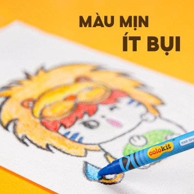 Sáp Màu Colokit CR-C016 - 12 Màu
