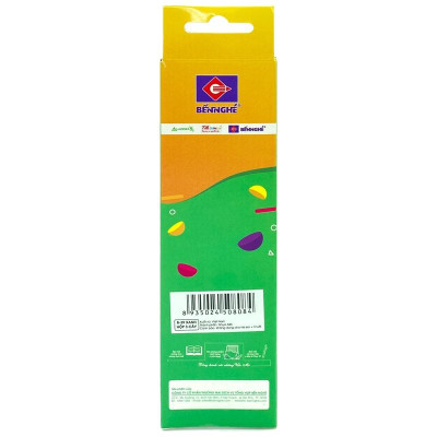 Bộ 3 Bút Bi Bến Nghé B-39 - Mực Xanh - Mẫu 3
