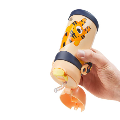 Bình uống nước Inox giữ nhiệt có ống hút và quai treo cho bé Tommee Tippee 350ml từ 18 tháng