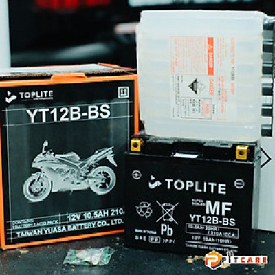 Bình Ắc Quy Toplite YT12B-BS 12V 10.5Ah Cho Xe Ducati bảo Hành 6 Tháng