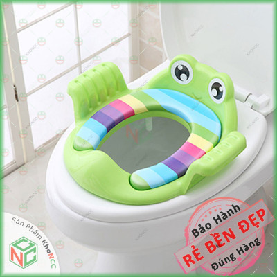 (Tiện Lợi) Bệ Lót Tấm Ngồi Thu Nhỏ KhoNCC Hàng Chính Hãng Cho Bé Có Tay Nắm - Giúp An Toàn Thuận Tiện Khi Vệ Sinh - LTP-BBCCTC