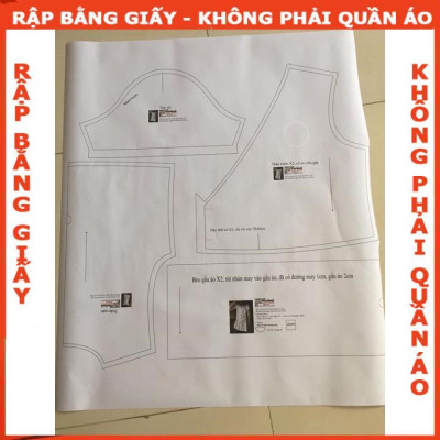 Rập bộ đùi cho bé - Rập giấy A0 mã R05 (BẢN VẼ)