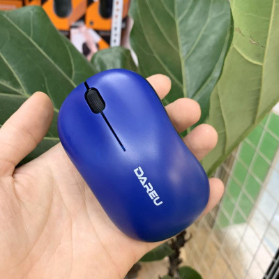 Chuột không dây Dareu LM106G Black/ Red /Blue / Pink / White - Hàng Chính Hãng