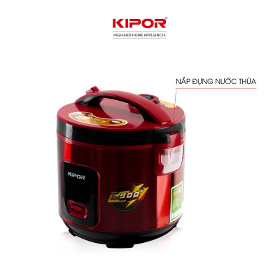 Nồi cơm điện KIPOR KP-N55918-1.8L-Lòng nồi niêu chống dính CERAMIC chống trầy xước dầy 3mm-Hàng chính hãng