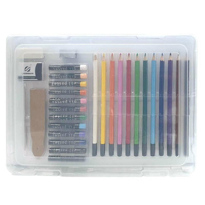 Bộ Màu Vẽ Đa Năng Hộp Nhựa Colormate CM-30PLS