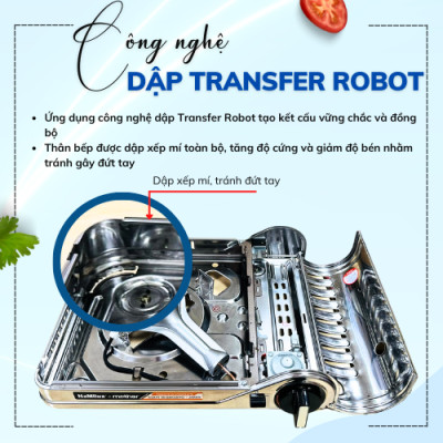 Bếp Gas Mini Cao Cấp Ngắt Gas An Toàn 2S │Giải Pháp Chống Nổ Lon Gas│Công Suất 2.6 Kw (2.200 kcal/giờ)│Hàng Chính Hãng