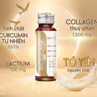 Thực Phẩm Bảo Vệ Sức Khỏe Blossomy Premium Yến Làn Da Tươi Trẻ Từ Bên Trong 50ml x 10 Chai