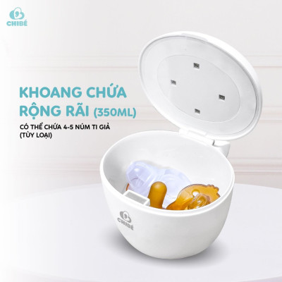Máy tiệt trùng UV Mini - Tiệt trùng núm ti Chibé Magic 2 CB014 - Hàng Chính Hãng