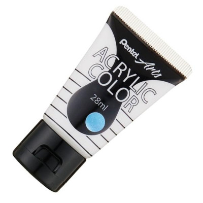 Tuýp Màu Vẽ Acrylic Pentel 28ml WA2-T152 - Iridescent Pearl Blue