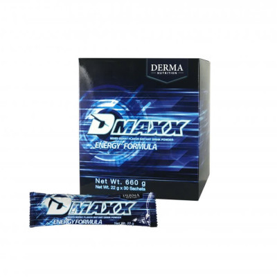 DMAXX thức uống bổ sung vitamin năng lượng có đường DAMODE 18 gói dùng thử màu xanh