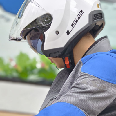 Mũ Bảo Hiểm 3/4 Hai Kính LS2 OF600 Copter II