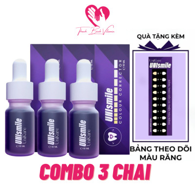 Serum Trắng Răng UNISMILE, Hỗ Trợ Cải Thiện Răng Ố Vàng 10ml