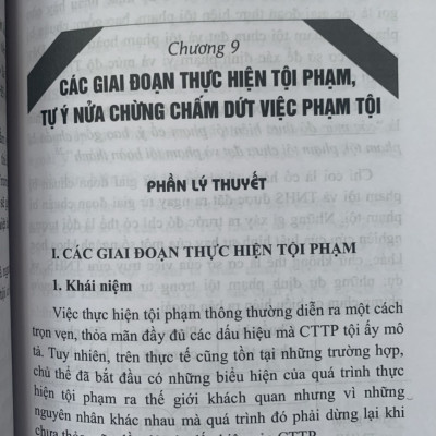 Hướng dẫn môn học Luật hình sự - Tập 1 (phần chung)