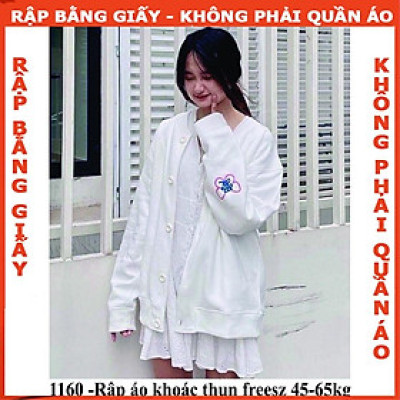 Rập áo khoác freesz mã 1160 - giấy A0 (BẢN VẼ)