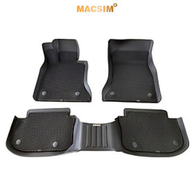 Thảm ô tô(sd1)2 lớp dạng lưới lục giác màu đen Vinfast lux A- bề mặt cao su siêu sạch