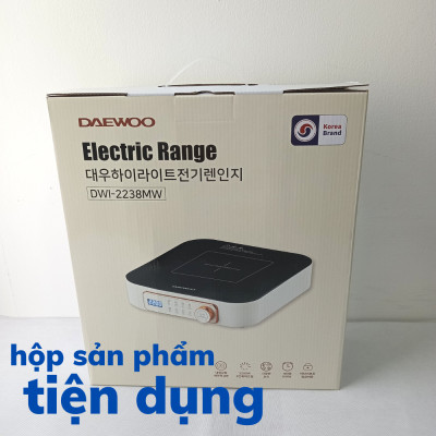 Bếp hồng ngoại Daewoo công suất 2200W, điều khiển cảm ứng - Hàng chính hãng