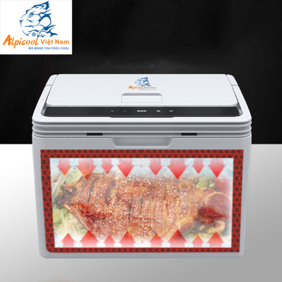Tủ lạnh ô tô thông minh Alpicool Việt Nam 10 lít - C10 - 2 chức năng làm nóng 50 độ, làm đá nhanh kiêm hộp đựng thực phẩm, kiêm thùng đá cho tài xế, lái xe