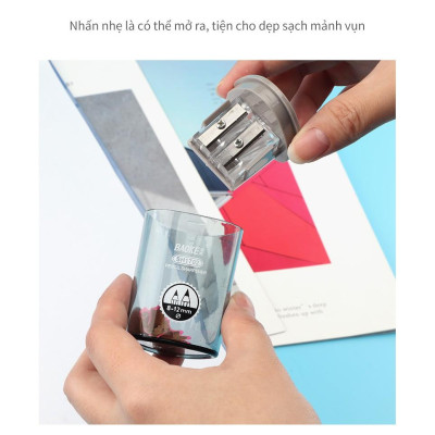 Combo 4 Cái Chuốt Gọt Bút Chì 2 Lỗ- BAOKE/SH1702